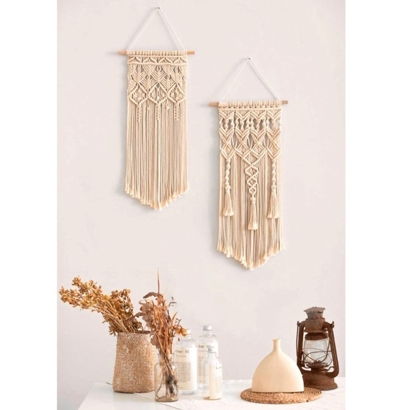 Twinning Handmade Macrame Braided Bohemian Banners - Picture 2 of 14
